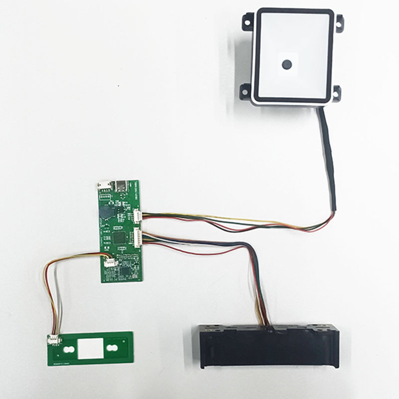 IC卡+二維碼+磁條卡三合一讀卡器模組