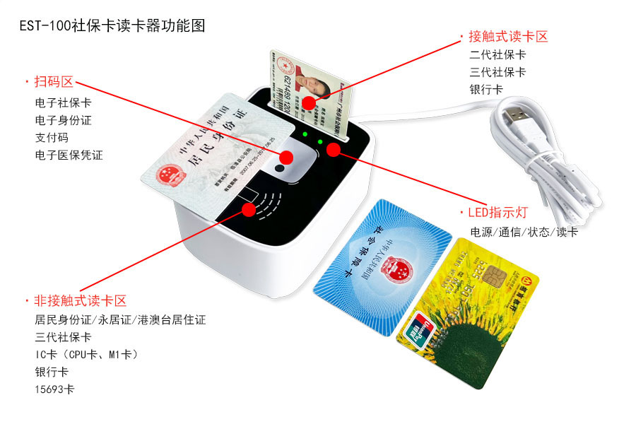 EST-100社?？ㄗx卡器